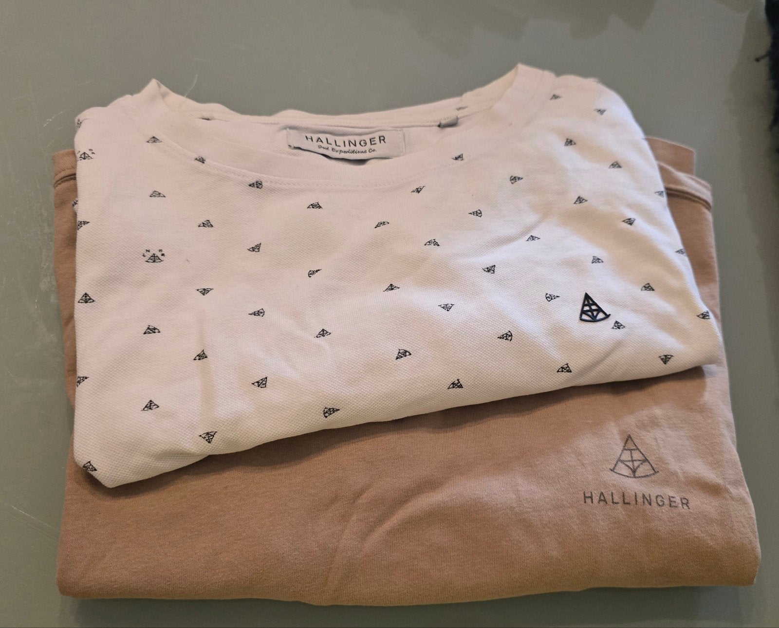 HALLINGER T-shirt (2 stuks) - Maat M, Maat 48/50 (M), Wit, HALLINGER, Ophalen of Verzenden