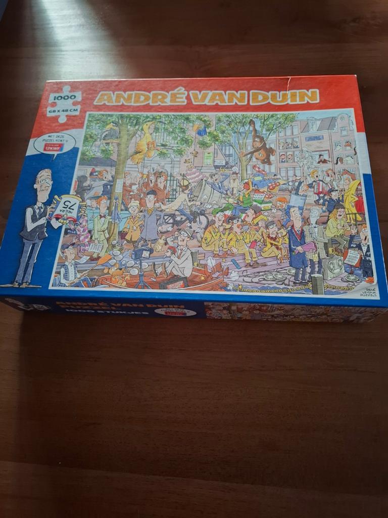 André van Duin legpuzzel 1000 stukjes, Hobby en Vrije tijd, Denksport en Puzzels, Ophalen of Verzenden, 500 t/m 1500 stukjes, Zo goed als nieuw