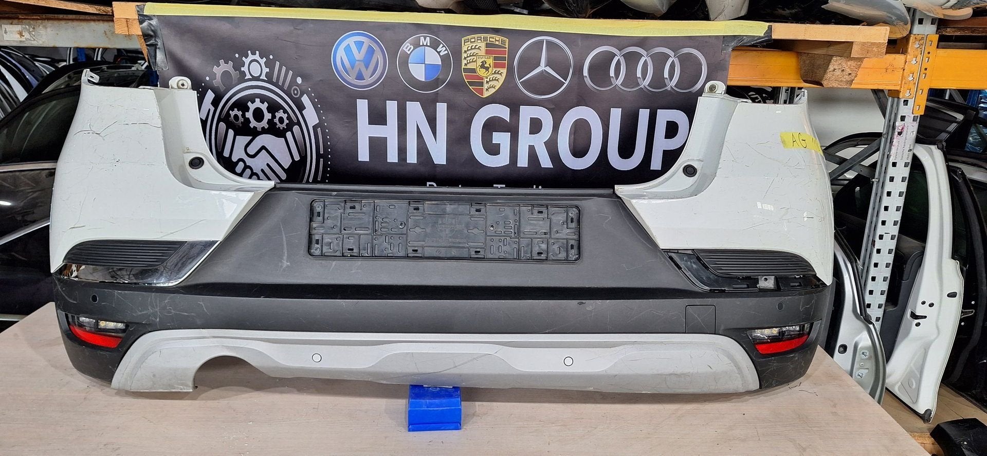 Bumpers Renault Grand Scenic 2016-2018 850229672R Achterbump, Gebruikt, -, -, Ophalen of Verzenden