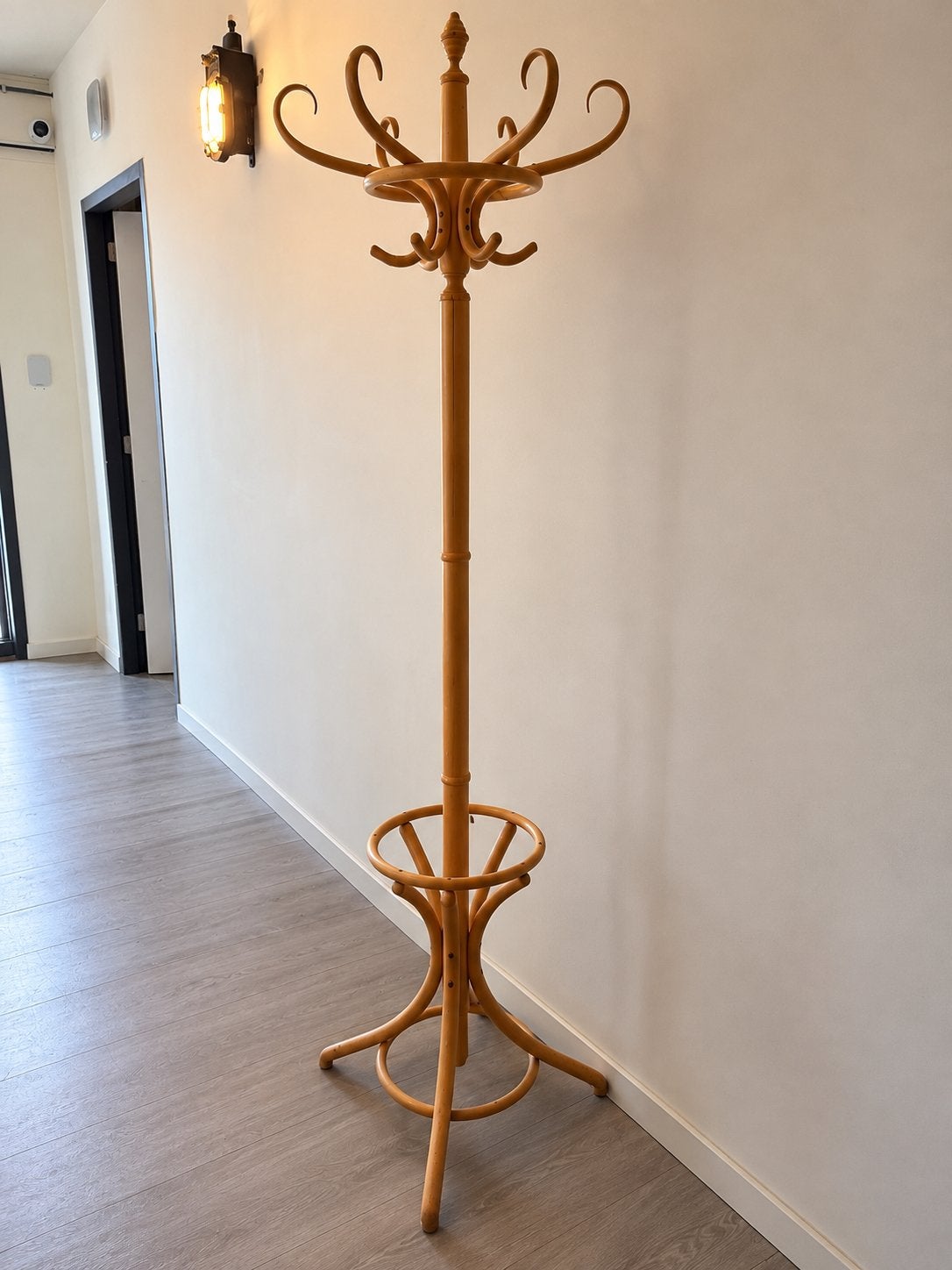 Thonet stijl kapstok, Wandkapstok, Gebruikt, Ophalen of Verzenden, A