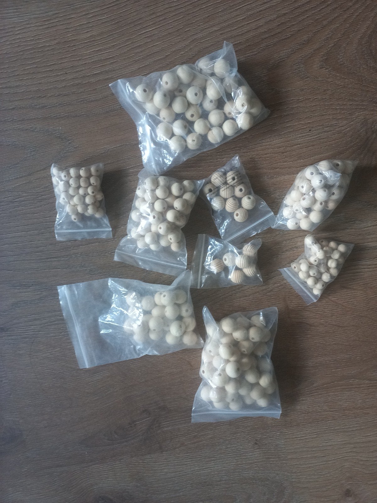 Houten kralen pakket, Ophalen, Zo goed als nieuw, Kraal