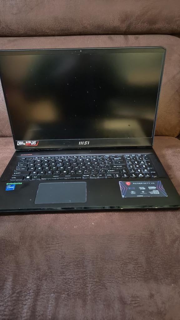 Defecte MSI Raider GE77HX Gaming Laptop - RTX 3080 Ti, Computers en Software, Windows Laptops, 64 GB of meer, Gebruikt, Met videokaart