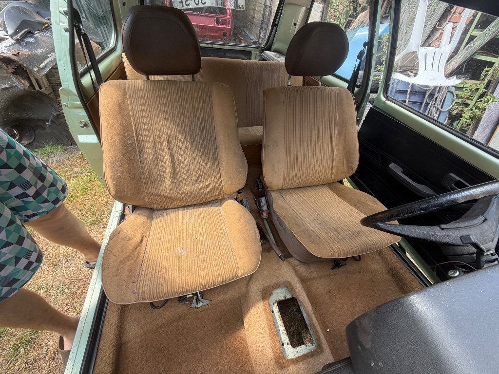 Bruin interieur golf mk1, Ophalen, Gebruikt, Volkswagen