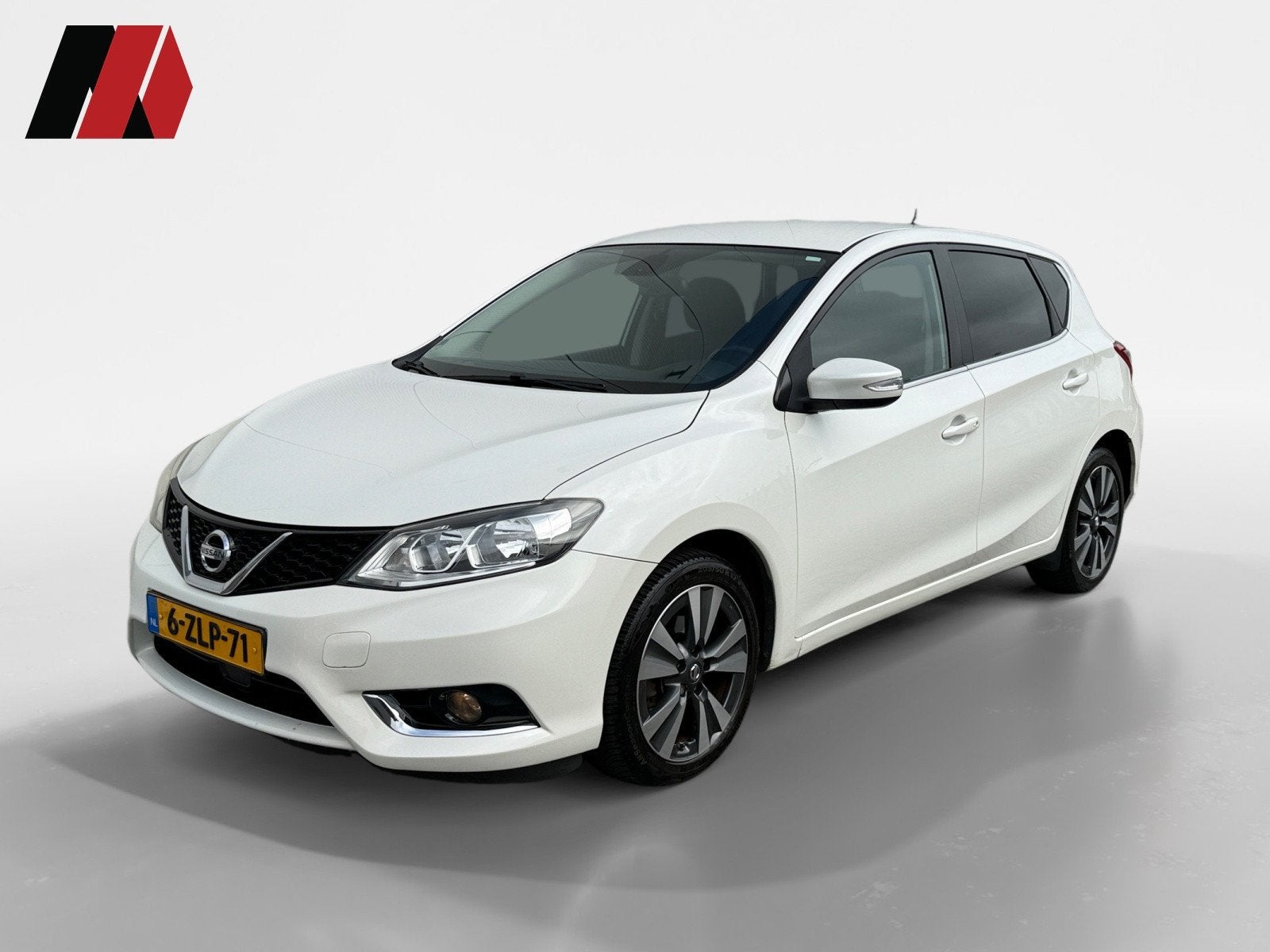 Nissan Pulsar 1.2 DIG-T Connect Edition | NL Auto | Camera |, Auto's, Gebruikt, Zwart, 4 cilinders, 116 pk