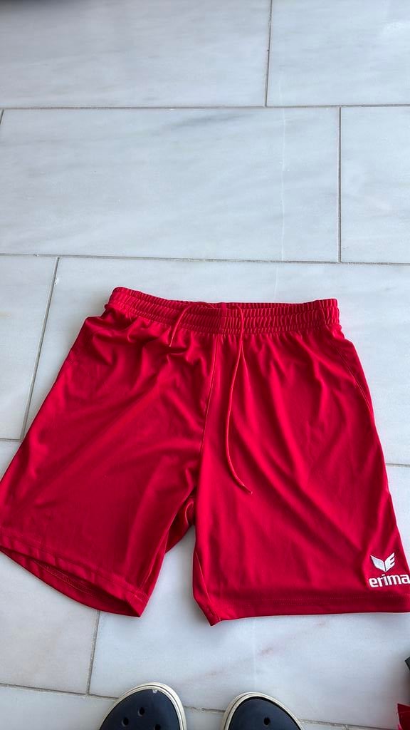 Erima voetbal korte broek rood maat s, Nieuw, Ophalen of Verzenden, Voetbal, Rood