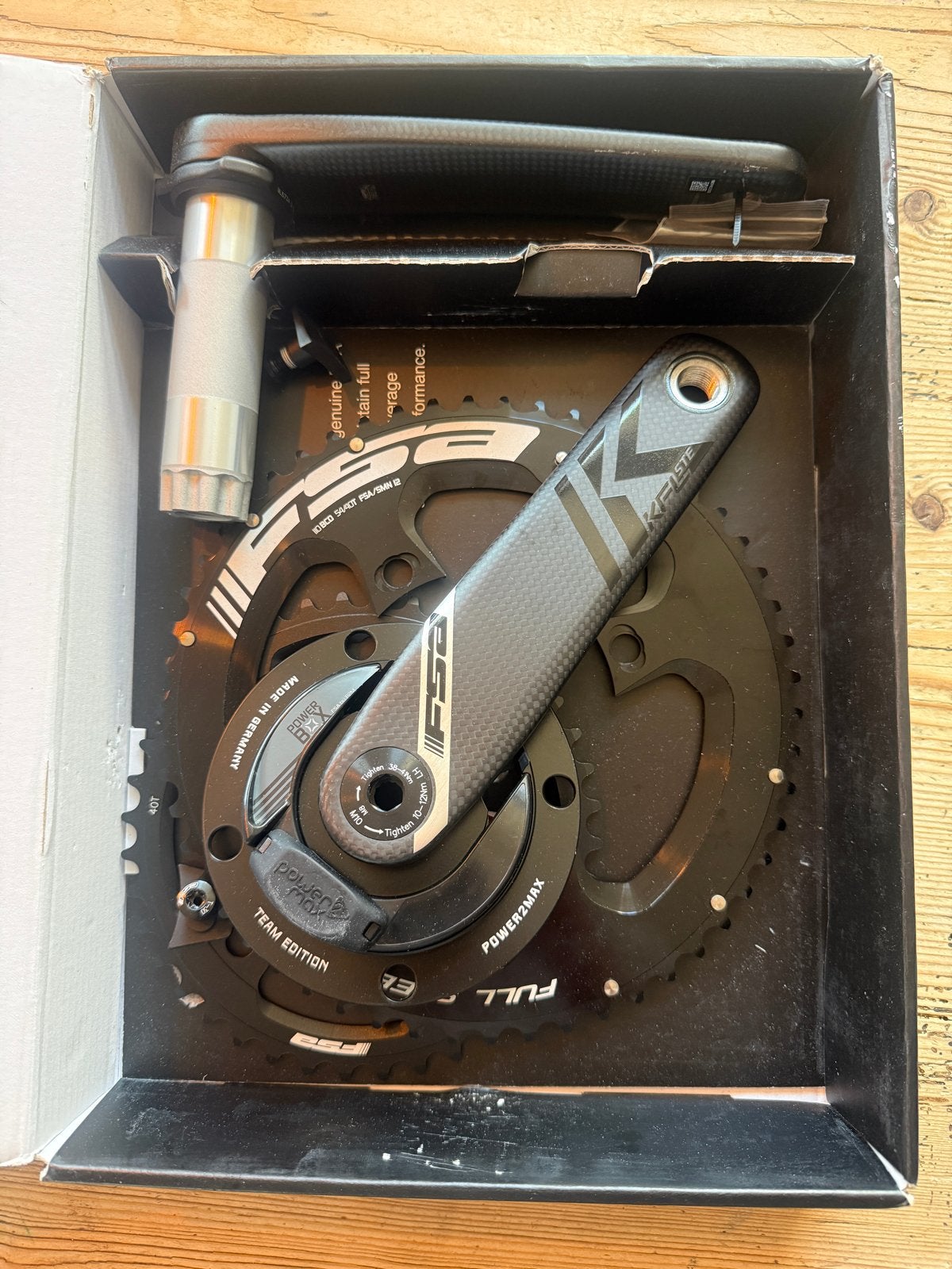 FSA PowerBox K-Force Team Edition Crankstel met Powermeter, Crankstel of Pedalen, Nieuw, Ophalen of Verzenden, Racefiets