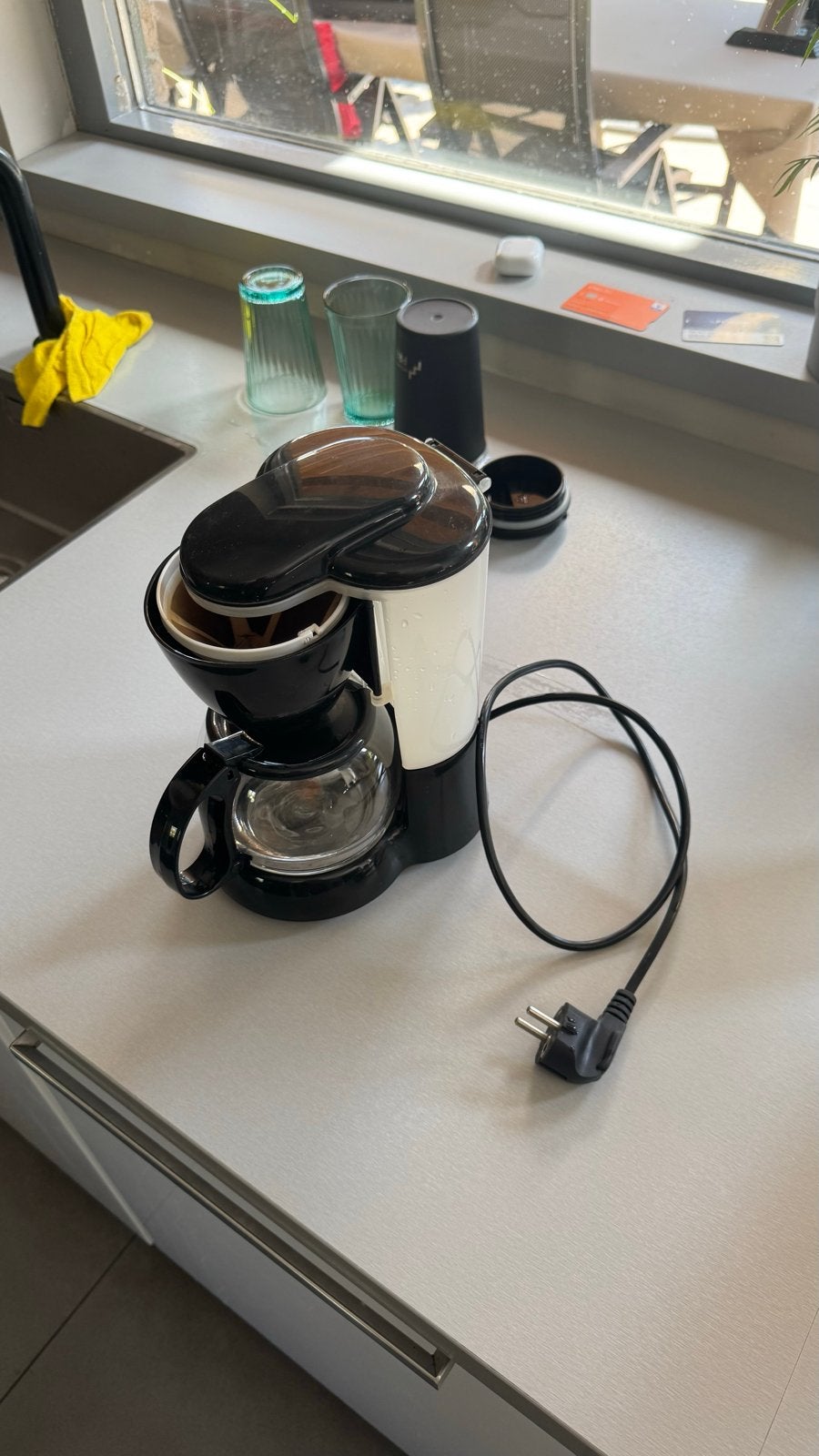 Compact koffiezetapparaat voor op de camping, Witgoed en Apparatuur, Ophalen, Gebruikt, Overige modellen, Gemalen koffie