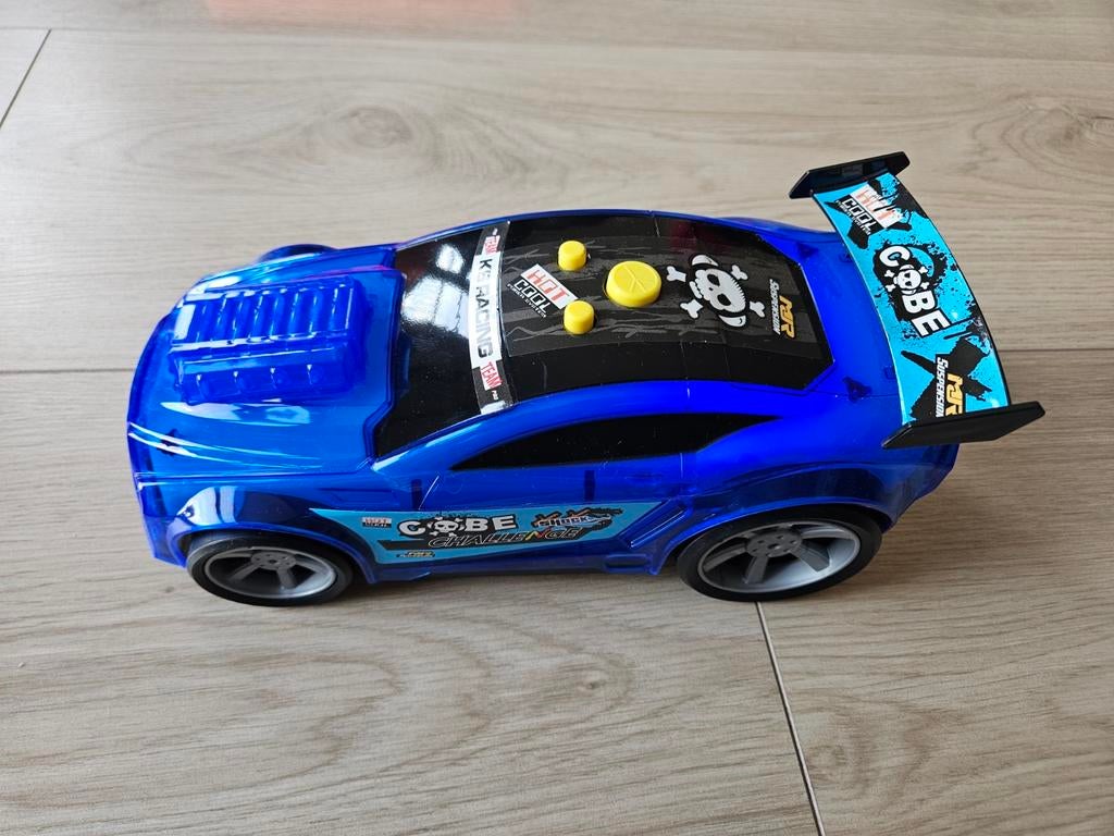 Blauwe racewagen met licht en muziek, Kinderen en Baby's, Speelgoed | Speelgoedvoertuigen, Ophalen of Verzenden
