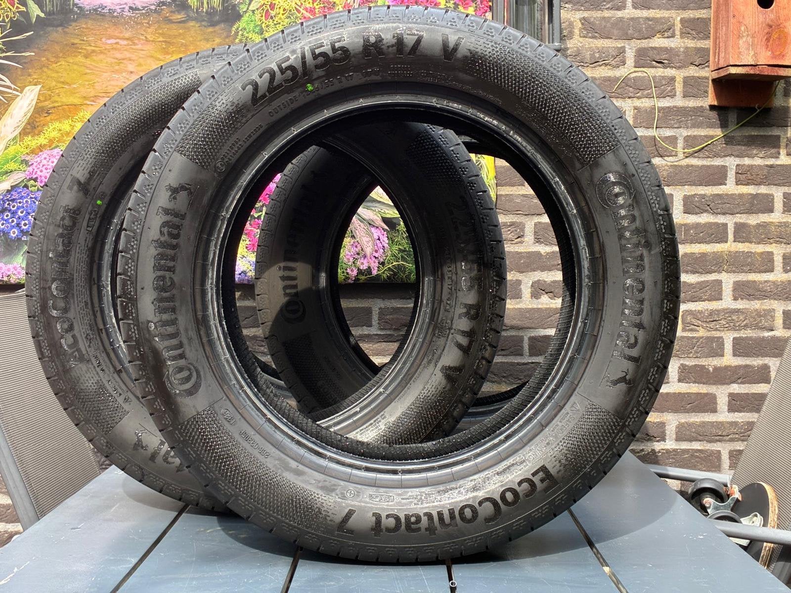 Continental Ecocontact 7 225x55-R17, Ophalen, 17 inch, Band(en), Zomerbanden