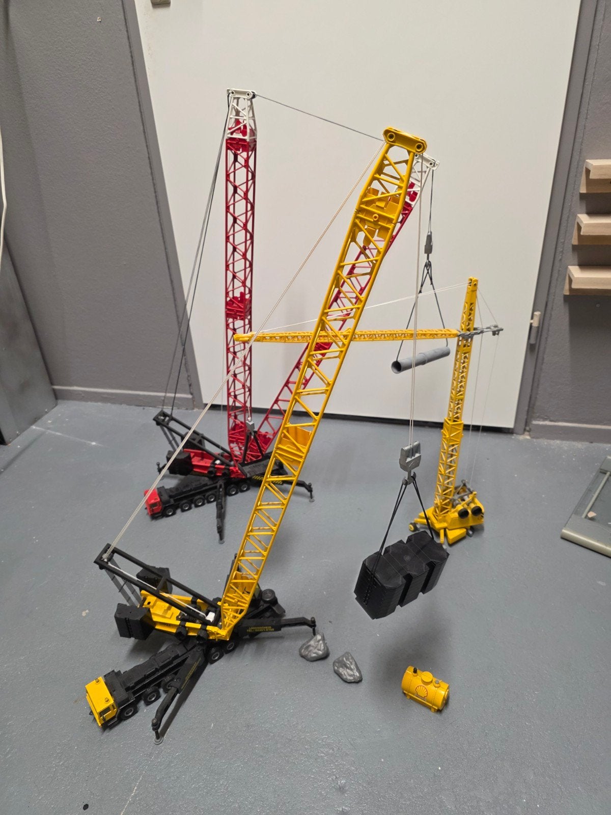 3x Siku Kranen - 80 cm hoog, Ophalen, Gebruikt