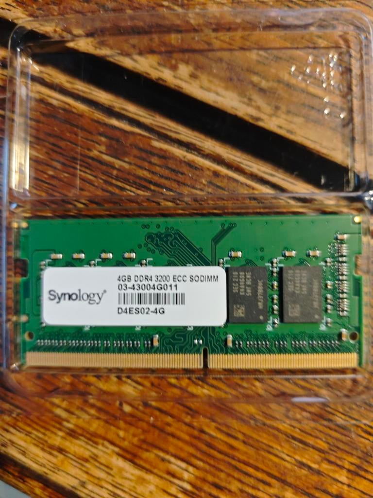 Synology 4GB DDR4 3200 ECC SODIMM RAM Geheugenmodule, Computers en Software, RAM geheugen, Verzenden, Server, DDR4, Nieuw