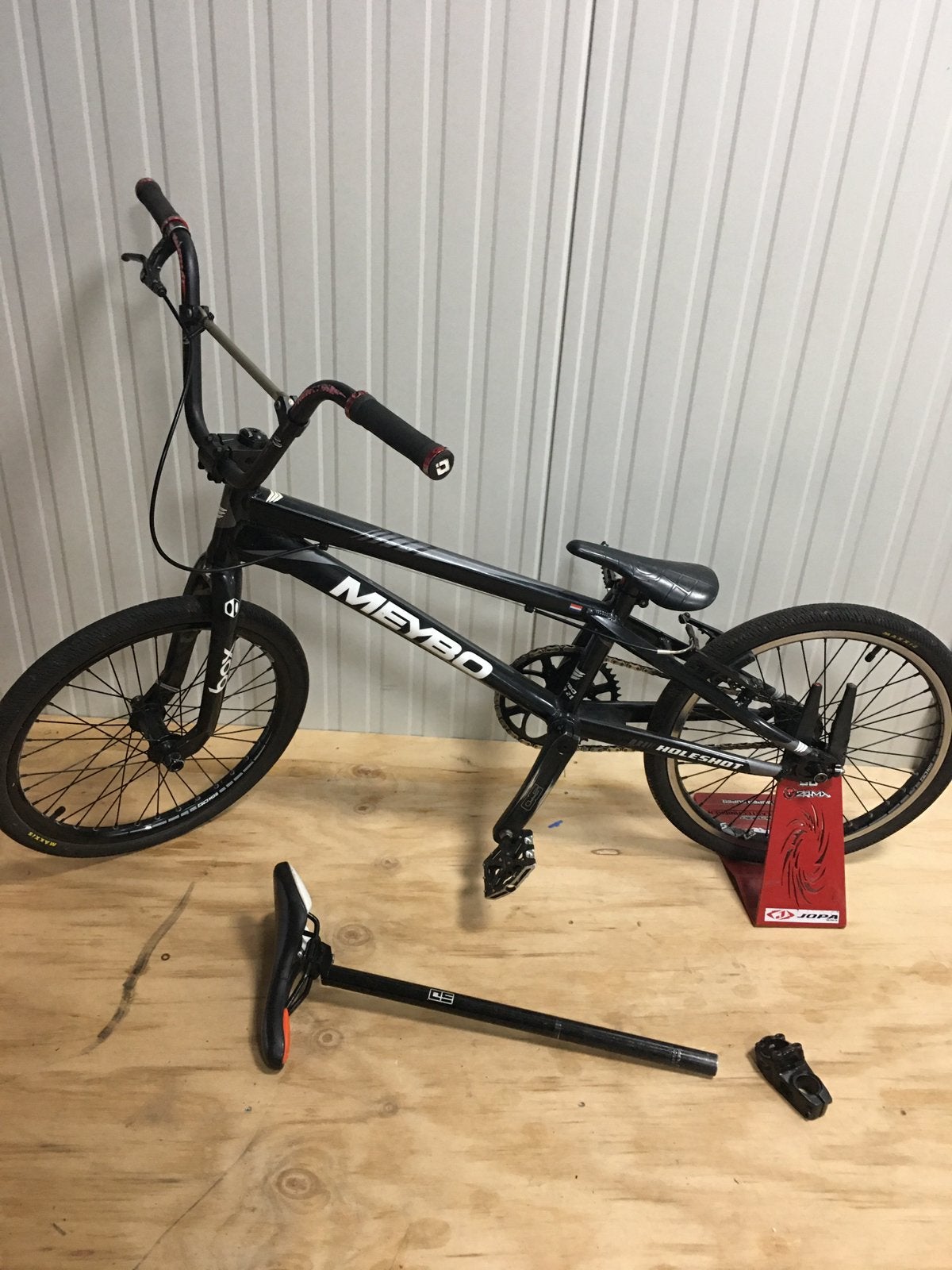 Meybo pro 21 bmx gebruik, Fietsen en Brommers, Ophalen, 24 inch of meer, Gebruikt, Staal