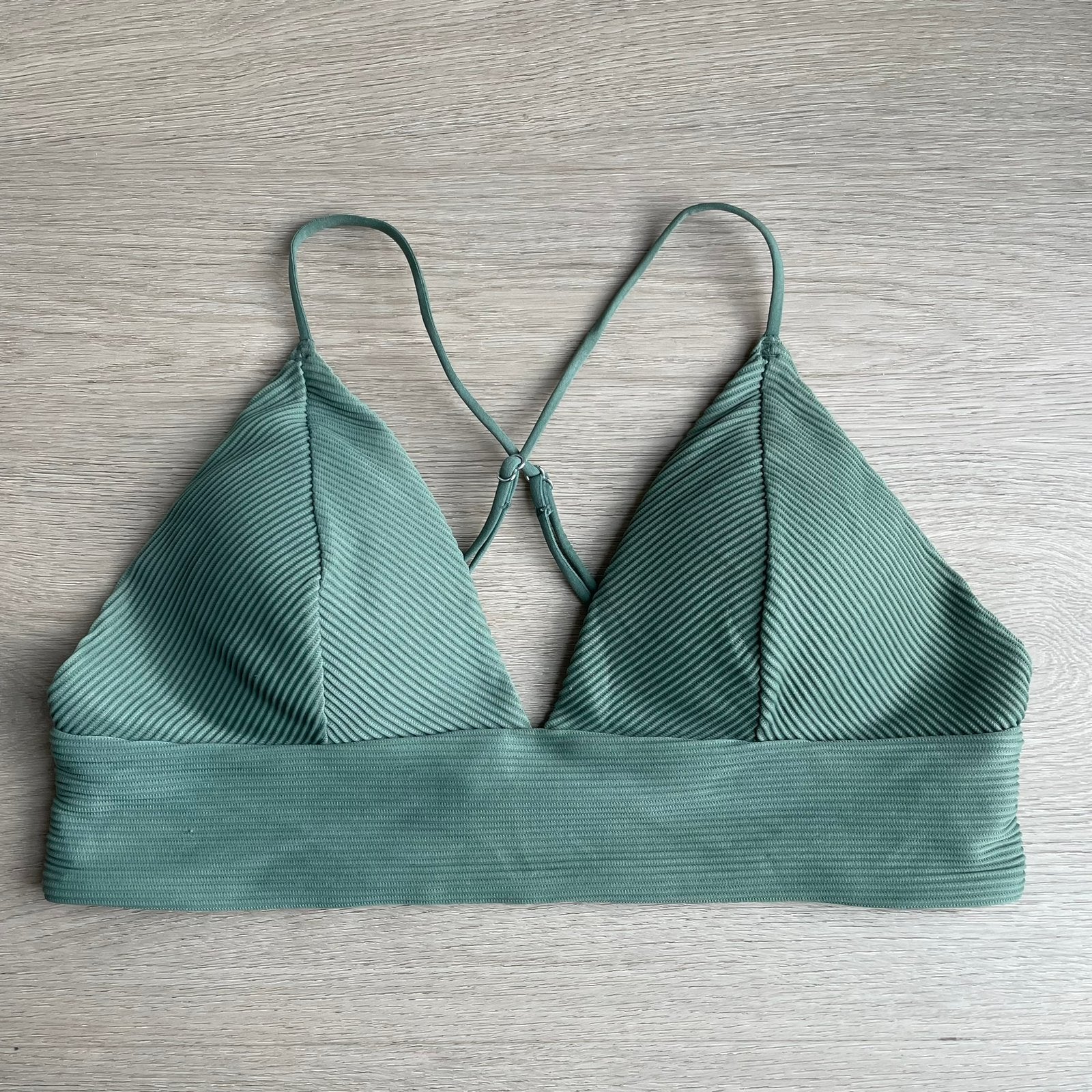 Legergroene bikinitop, Kleding | Dames, Ophalen of Verzenden, Zo goed als nieuw, Groen, Bikini