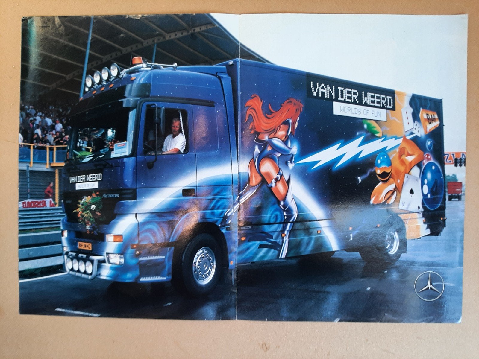 Mercedes posters., Ophalen of Verzenden, Gebruikt, Deurposter of groter, Overige onderwerpen