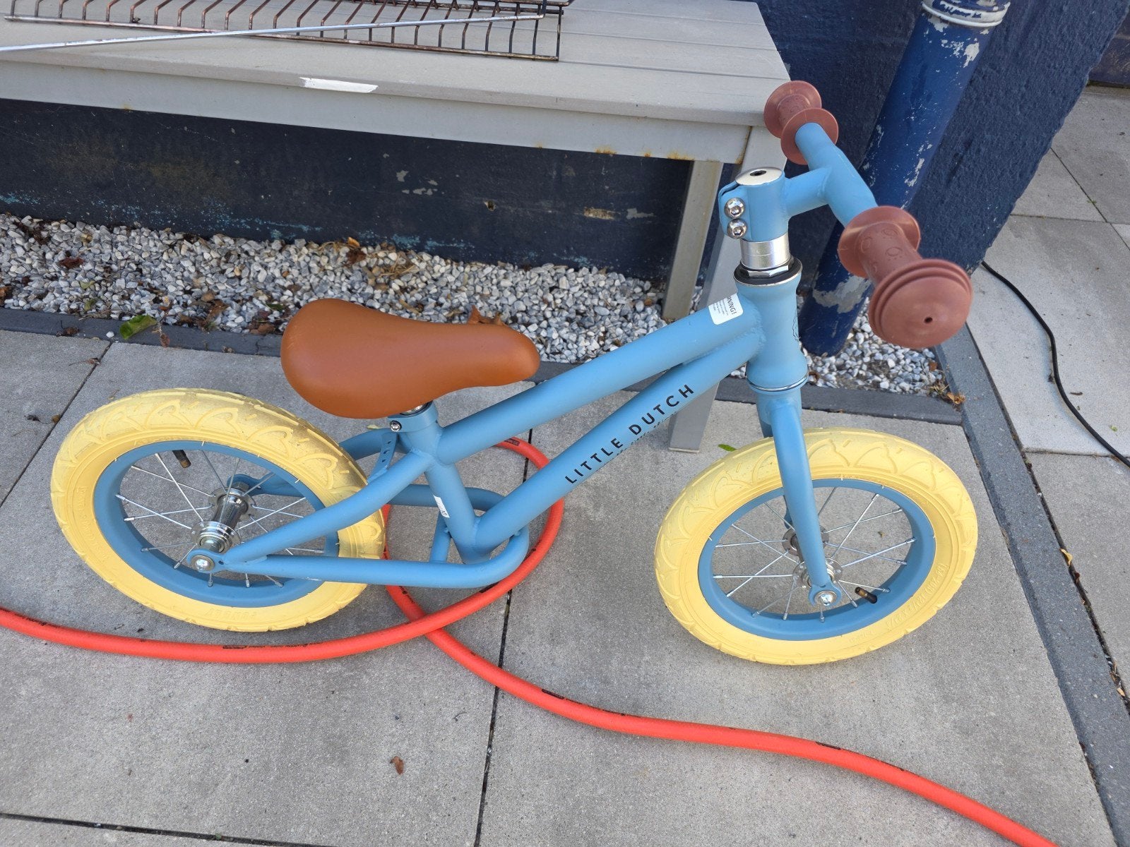 Little Dutch Loopfiets Blauw, Ophalen, Zo goed als nieuw, Loopfiets