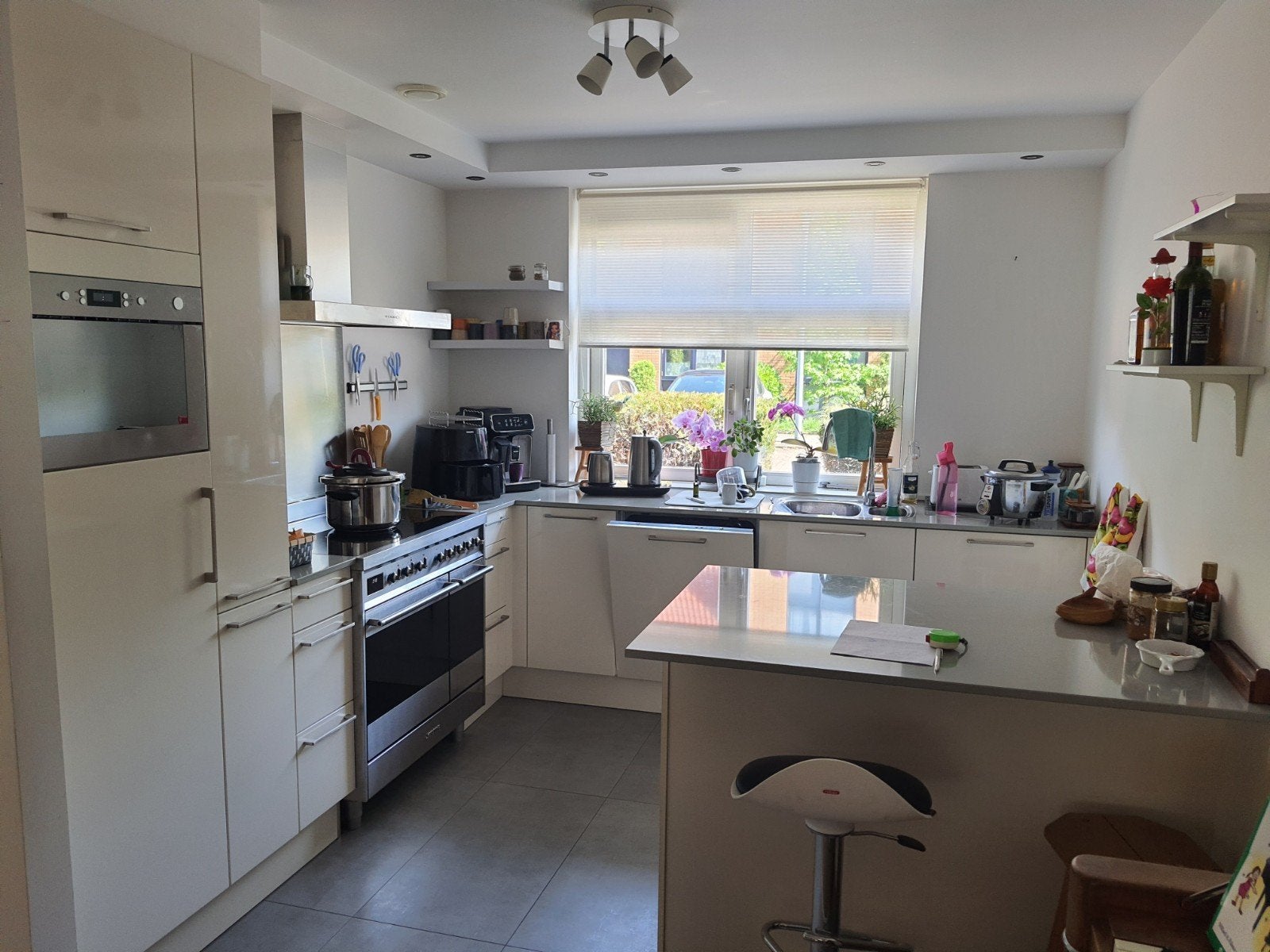 Complete keukenmeteiland, Huis en Inrichting, Keuken | Complete keukens, Ophalen, Gebruikt, Wit