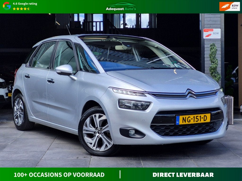 Citroen C4 Picasso 1.2 PureTech Exclusive|Trekhaak|Camera, Voorwielaandrijving, Stof, Gebruikt, 1199 cc