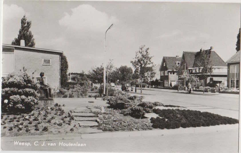 Weesp (NH) J. C. van Houtenlaan 1963., Ophalen, 1960 tot 1980, Ongelopen, Noord-Holland