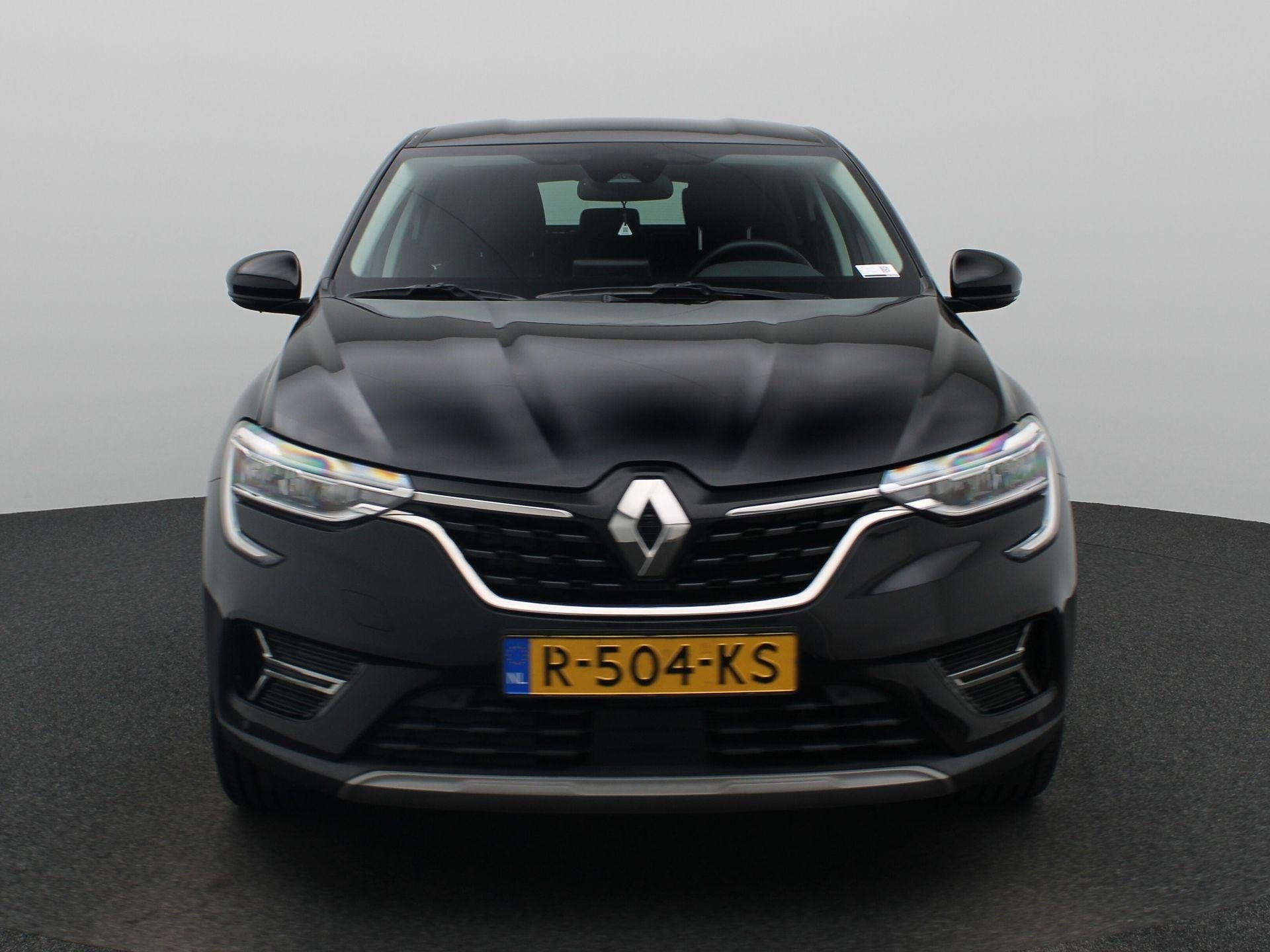 Renault Arkana 1.6 E-Tech Hybrid 145 Intens | Achteruitrijca, Auto's, Renault, Gebruikt, Euro 6, Leder en Stof, Zwart