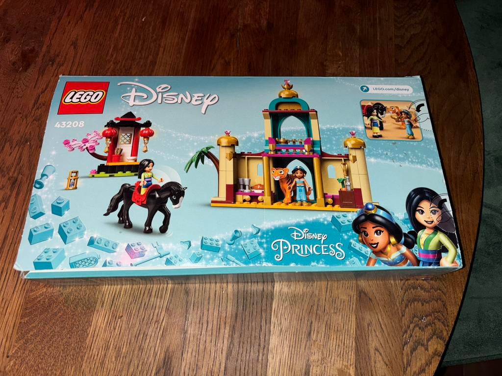 LEGO Disney Jasmines en Mulans avontuur - 43208, Lego, Ophalen of Verzenden, Zo goed als nieuw, Compleet