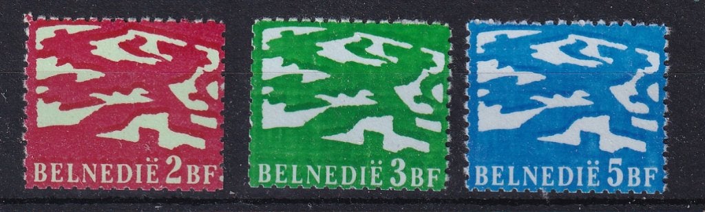 D150A) Belnedie 3x cinderella weinig aangeboden / apart, Postzegels en Munten, Postzegels | Nederland, Verzenden, Na 1940, Postfris