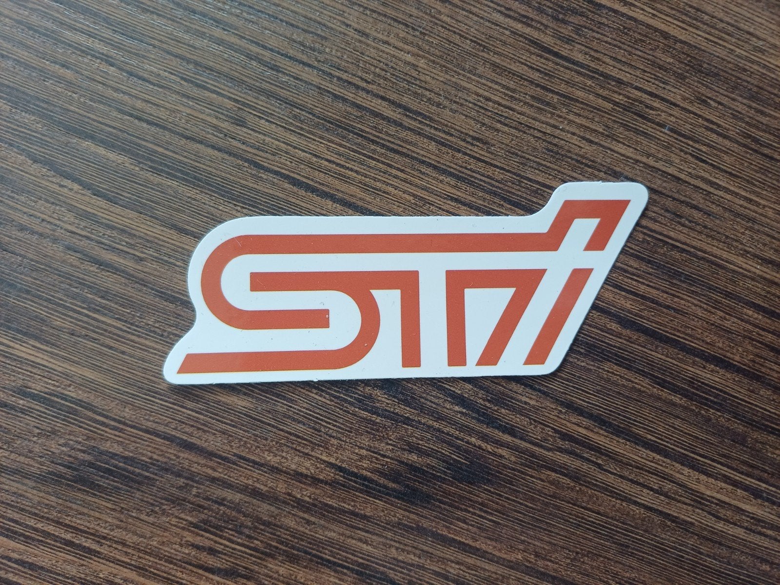 Subaru STi Sticker Rood/Wit, Ophalen of Verzenden