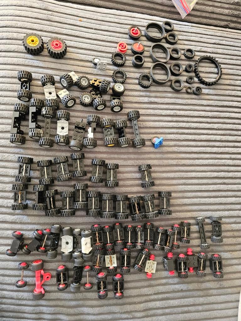 Lego auto banden onderdelen, Ophalen of Verzenden, Gebruikt