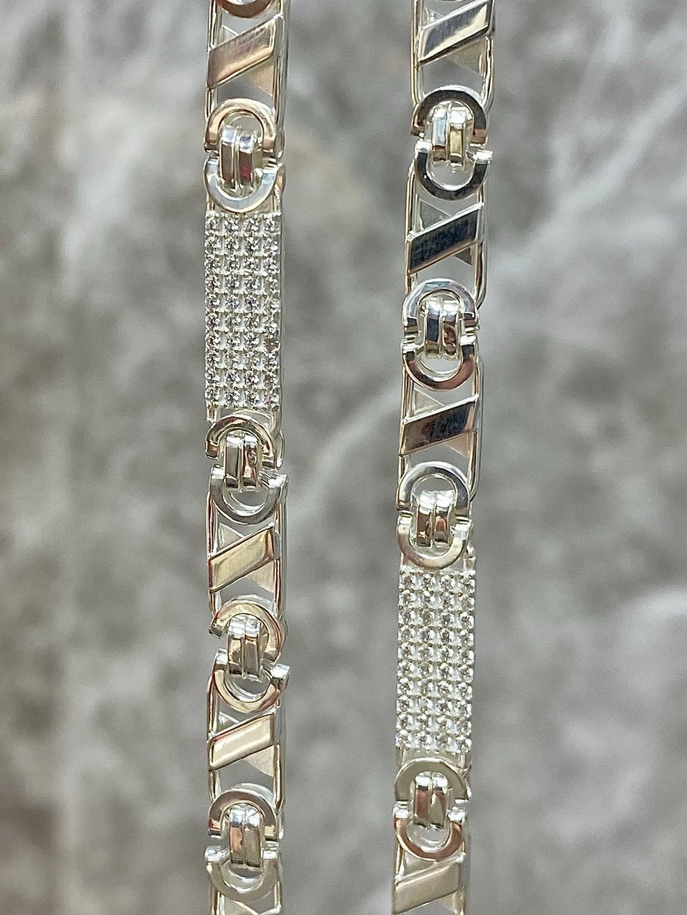 925 Zilveren Valentino Ketting, Ophalen of Verzenden, Nieuw, Goud, Zilver