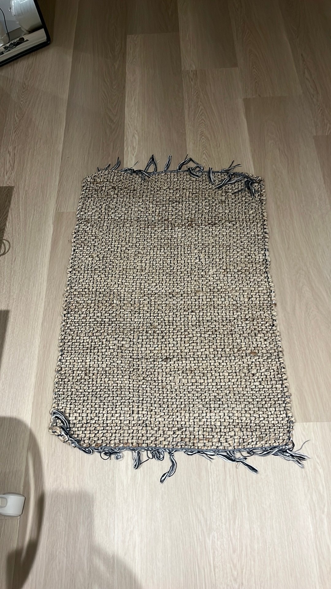 Stoere jute vloerkleed, Huis en Inrichting, Ophalen, Zo goed als nieuw
