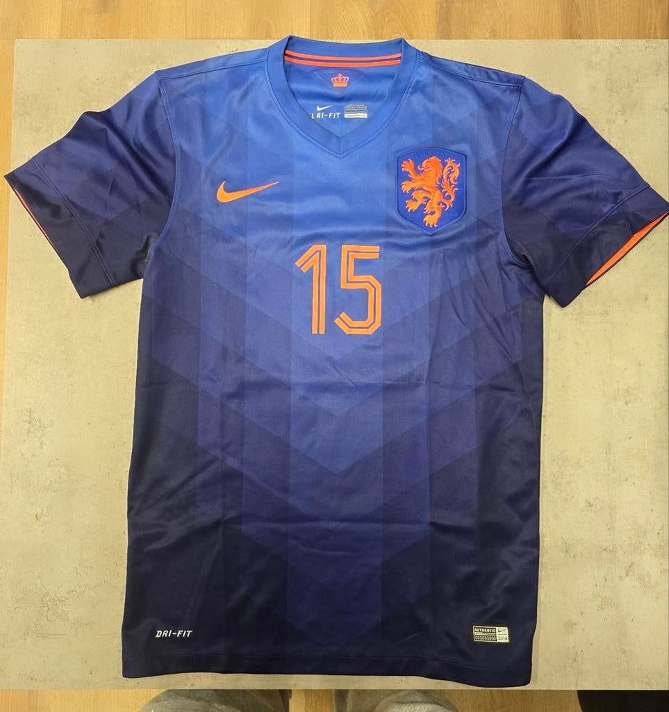 Nederlands shirt WK 2014 'Kuyt 15' maat S, Maat S, Ophalen of Verzenden, Zo goed als nieuw, Shirt