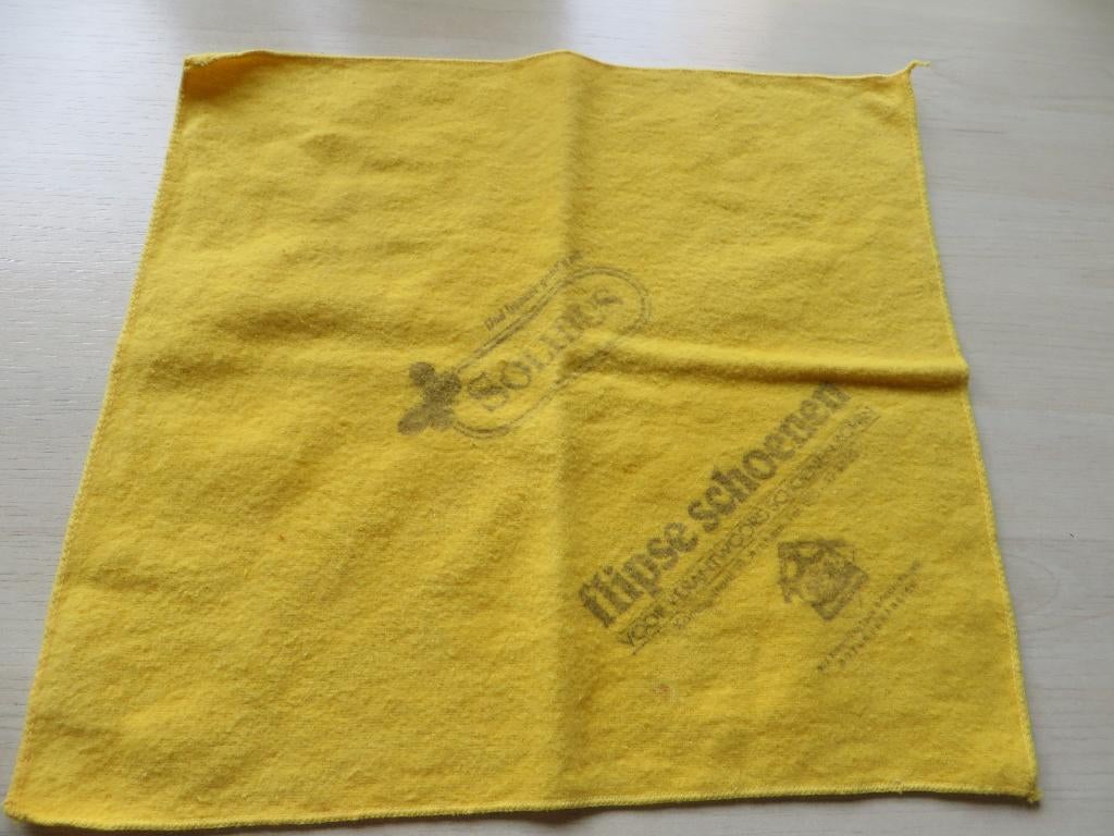 Flipse Schoenen Koningstraat 10 Arnhem Schoenpoetsdoek, Ophalen of Verzenden, Zo goed als nieuw, Gebruiksvoorwerp