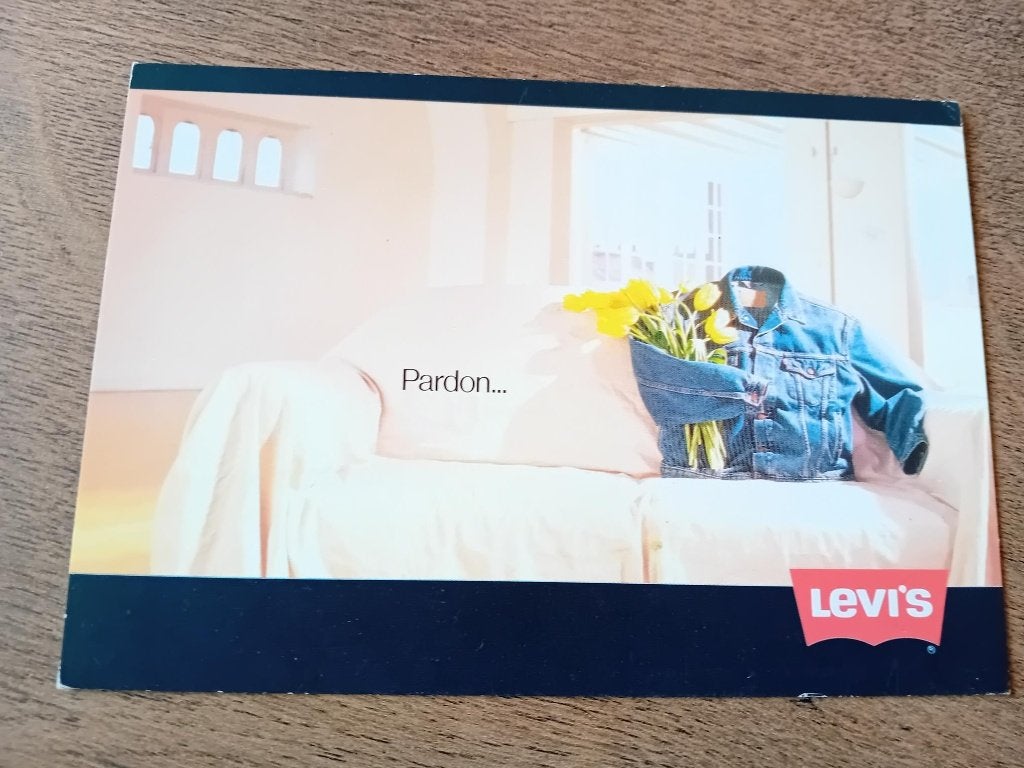 Levi's kaarten Pardon en Tu n'avais qu'à me le donner, Ophalen of Verzenden, Voor 1920, Ongelopen, Sterren en Beroemdheden