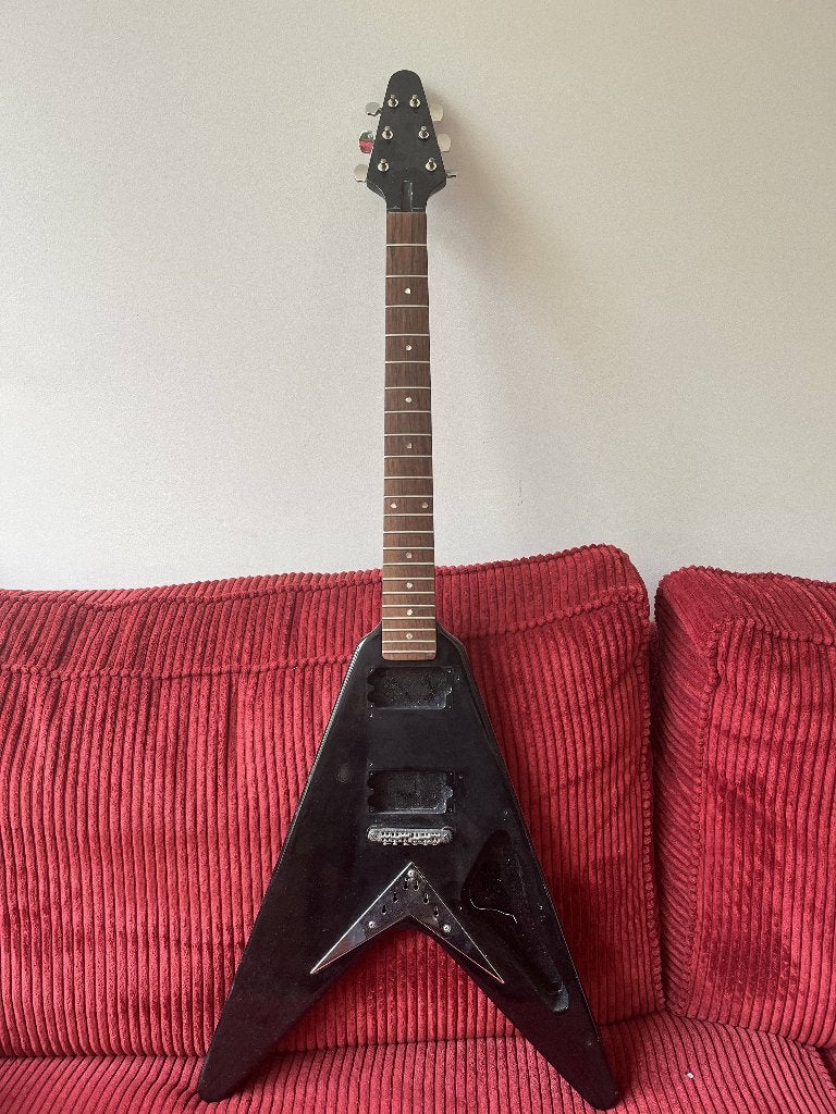 Flyving V Project gitaar, Ophalen of Verzenden, Gebruikt, Solid body, Overige merken