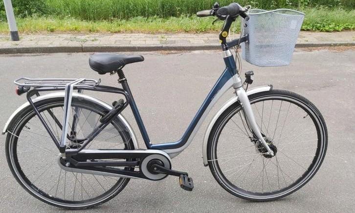 Zgan Puch dames fiets / Shimano nexus/ Axa Defender, Versnellingen, Zo goed als nieuw, Trommelrem, Ophalen