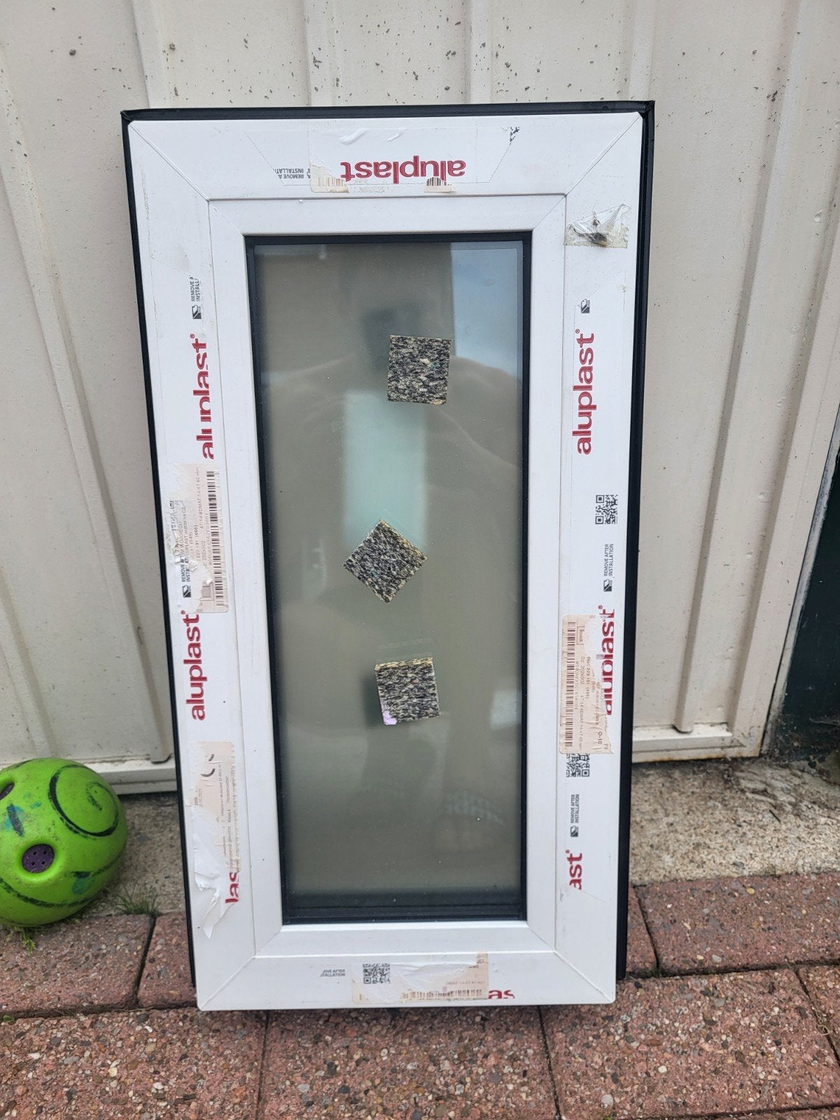 Nieuwe isolatieglasunit met zwarte afstandhouder en matglas, Doe-het-zelf en Verbouw, Minder dan 80 cm, Minder dan 80 cm, Nieuw