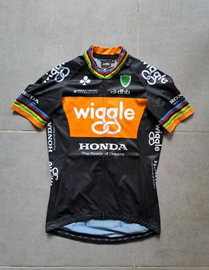 Wielershirt Wiggle Honda 2015, Fietsen en Brommers, Fietsaccessoires | Fietskleding, S, Gebruikt, Verzenden, Dames