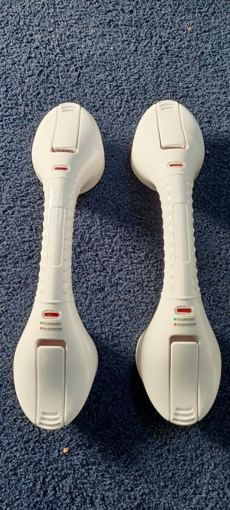Handgreep met zuignap (45 cm lang, 10 cm breed), Ophalen, Zo goed als nieuw, Wit