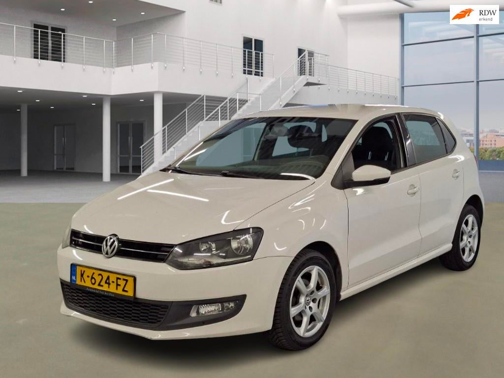 Volkswagen Polo 1.2-12V BlueMotion NAVI 2 X SLEUTELS BOEKJES, Auto's, Volkswagen, Voorwielaandrijving, Euro 5, 967 kg, 1198 cc
