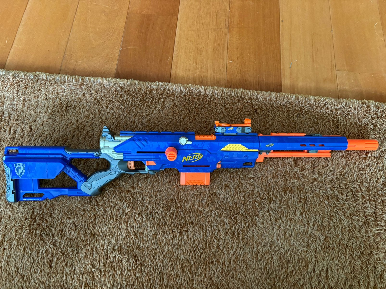 Nerf Nstrike Elite Long Strike CS-6, Ophalen, Zo goed als nieuw