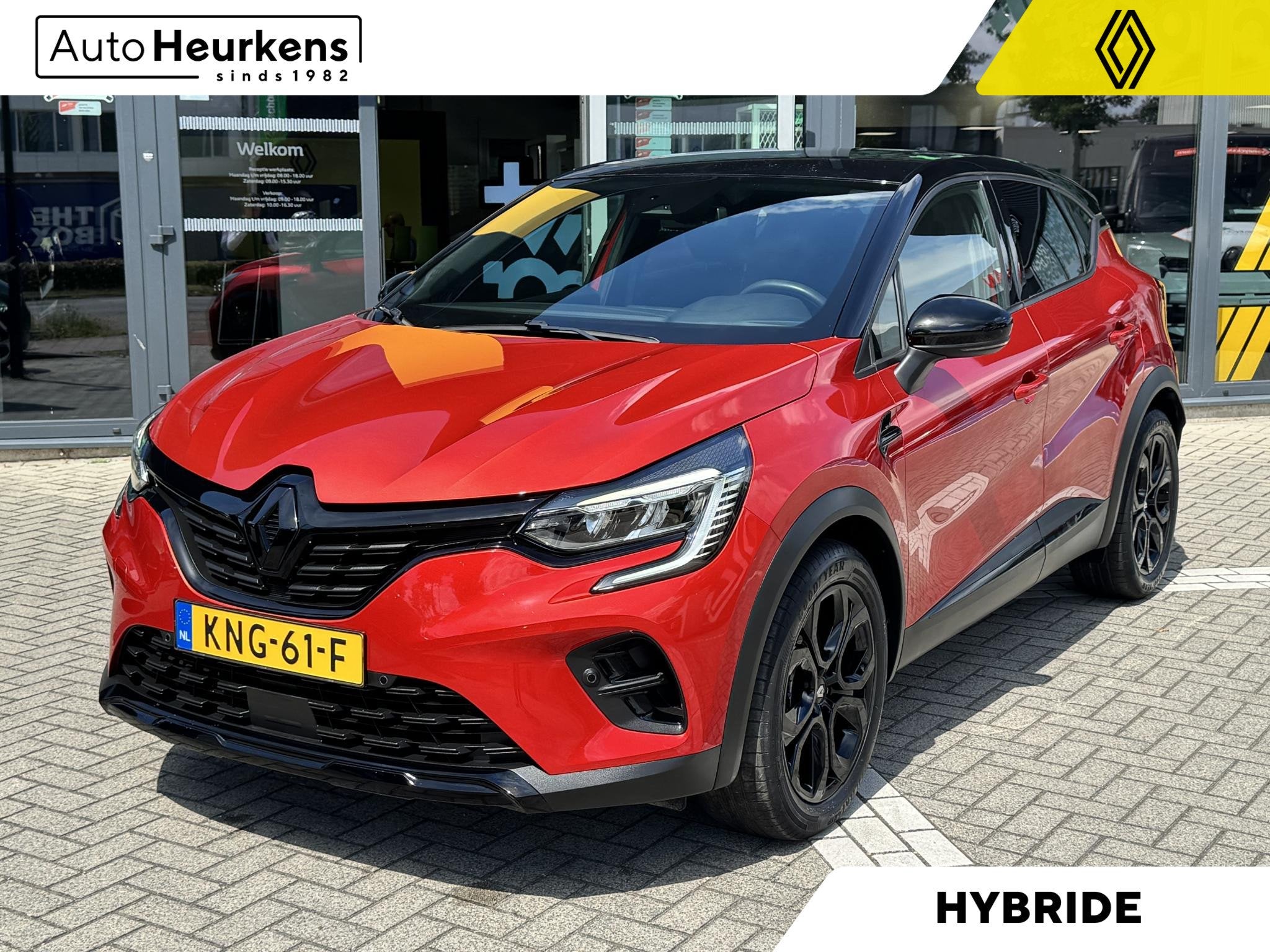 Renault Captur E-Tech Hybrid 145 Rive Gauche | Dealeronderho, Gebruikt, 715 kg, Leder en Stof, Hybride Elektrisch/Benzine