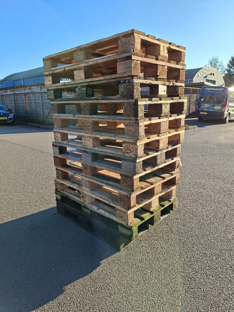pallets: 10,00 per pallet, Doe-het-zelf en Verbouw, Hout en Planken, Ophalen, Gebruikt, Minder dan 25 mm, Pallet