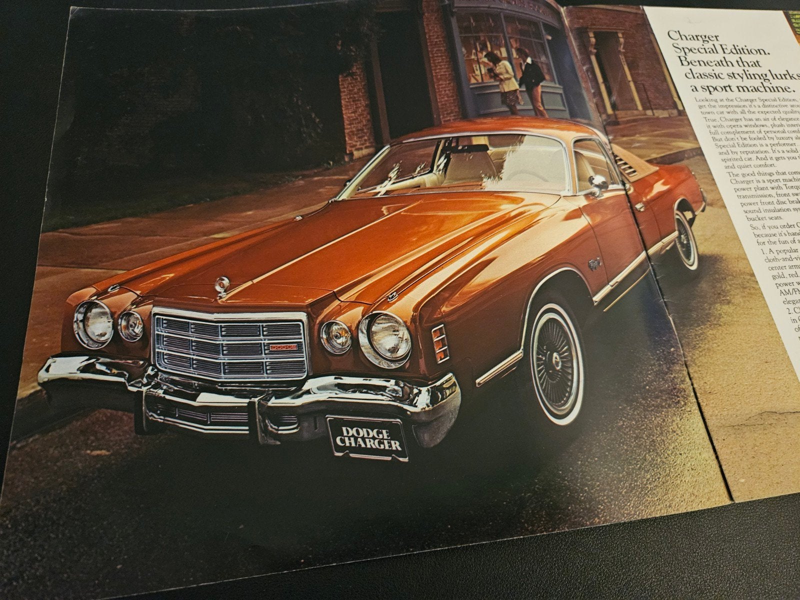Brochure Dodge Charger 1976 USA, Ophalen of Verzenden, Zo goed als nieuw, Overige merken