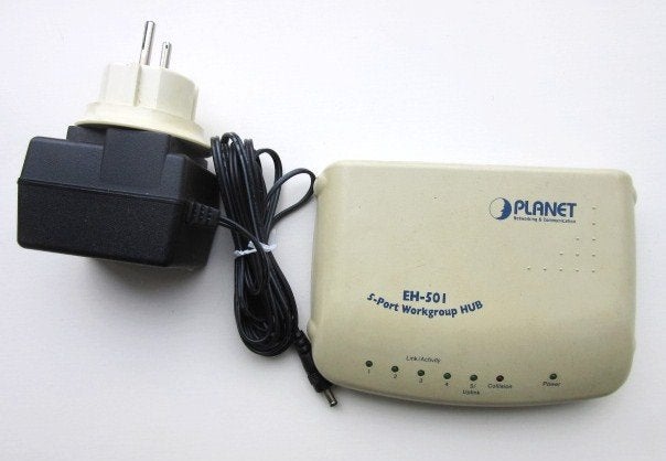 5-port Workgroup netwerk hub EH-501 - network Planet, Ophalen of Verzenden