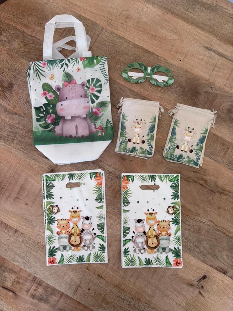 Nieuw! Jungle / Safari Uitdeelset (38-delig), Ophalen of Verzenden, Nieuw