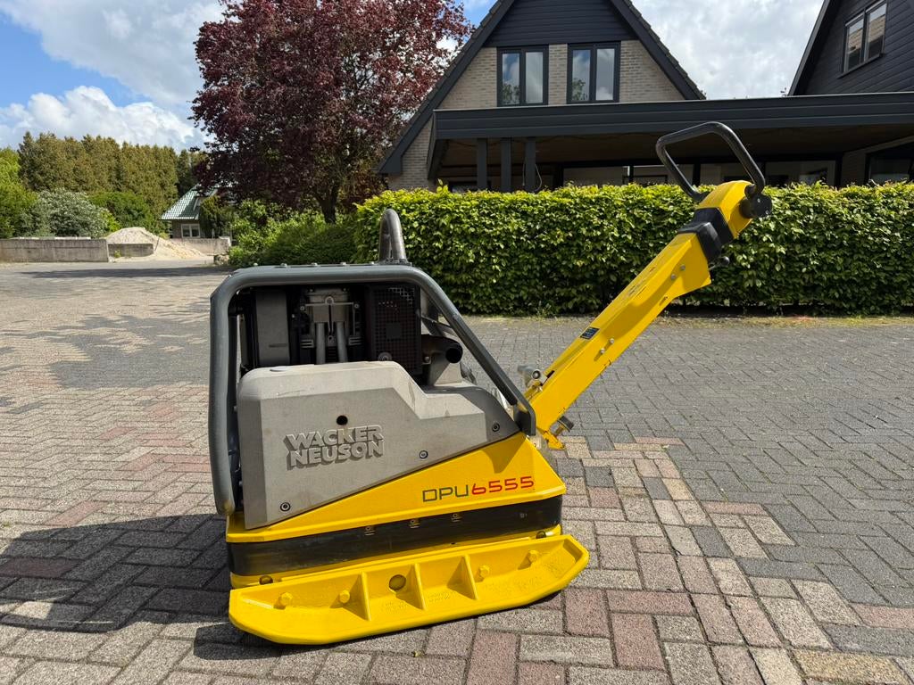Wacker trilplaat DPU 6555 bj 10-2020 298 uur, Tuin en Terras, Hand-tuingereedschap, Ophalen, Gebruikt