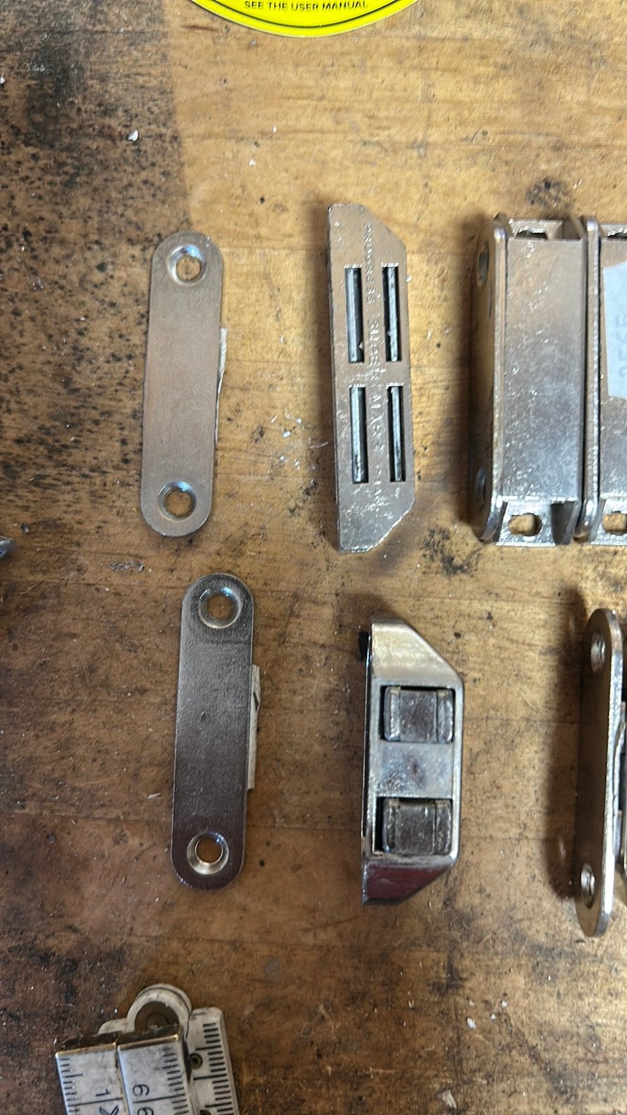 Rvs magneetsluitingen 11 stuks, Ophalen of Verzenden, Gebruikt, Rvs, Overige typen