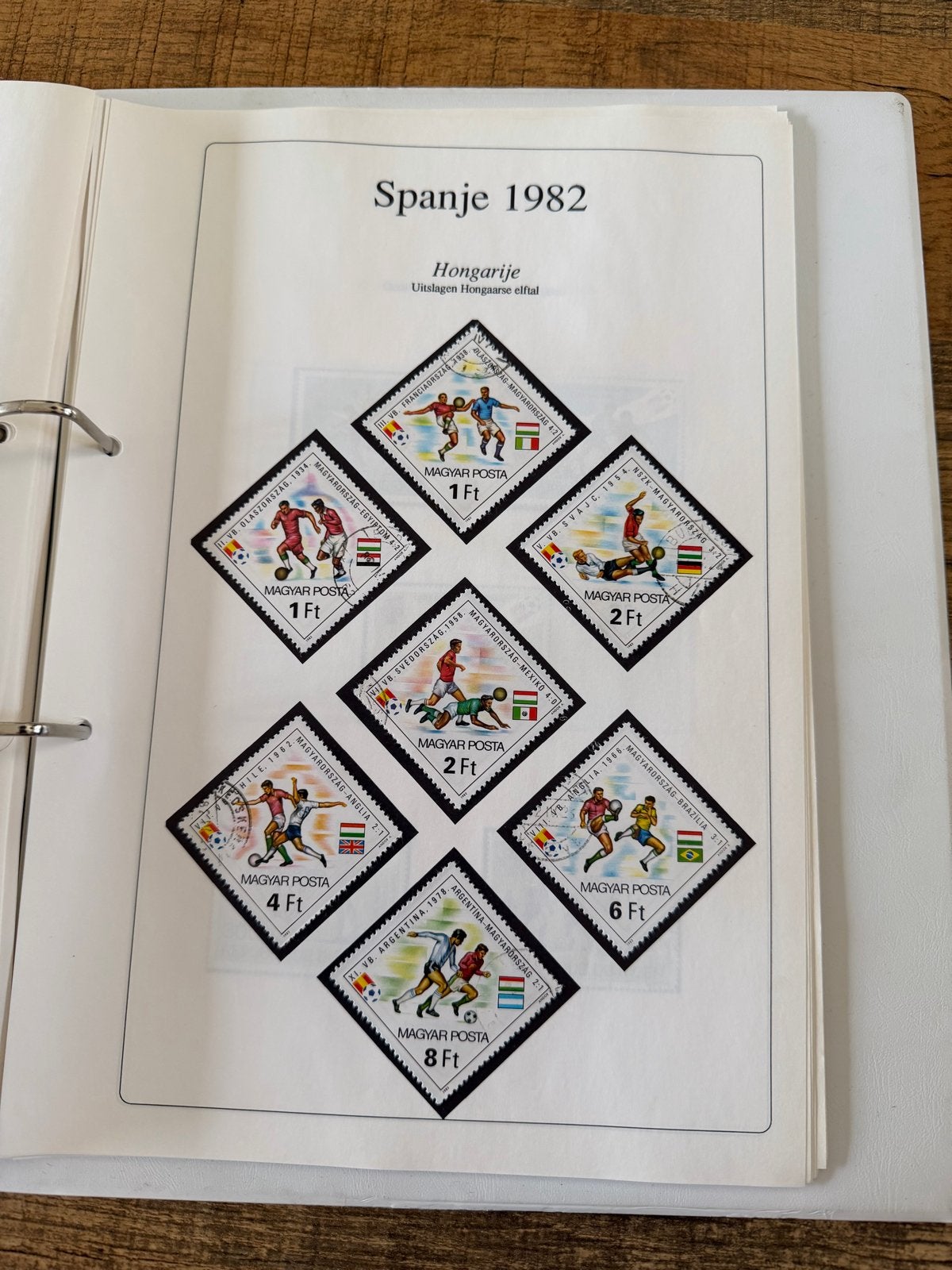 Wereldkampioenschappen Voetbal Edel Postzegelcollectie, Ophalen of Verzenden, Gestempeld, Sport