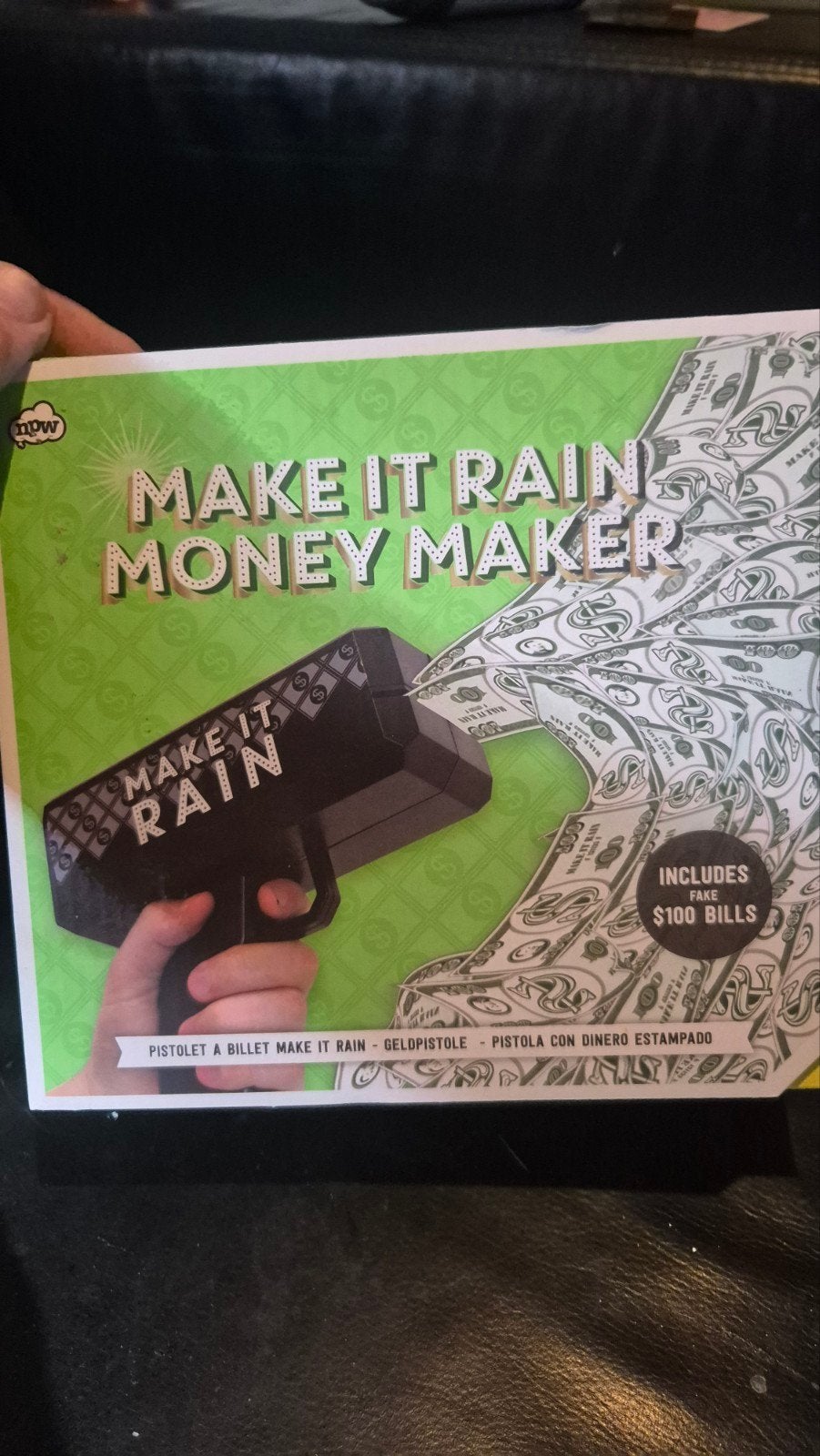 Make It Rain Money Maker Gelpistool met nepbiljetten, Ophalen of Verzenden, Nieuw, Jongen of Meisje