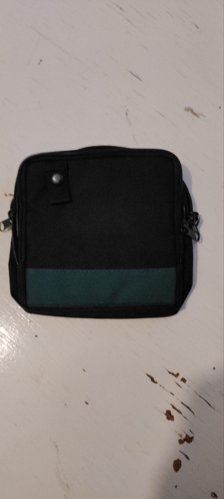 Handig CD-hoesje voor onderweg - Zwart met groen accent, Ophalen of Verzenden, Gebruikt, Zwart, Overige typen
