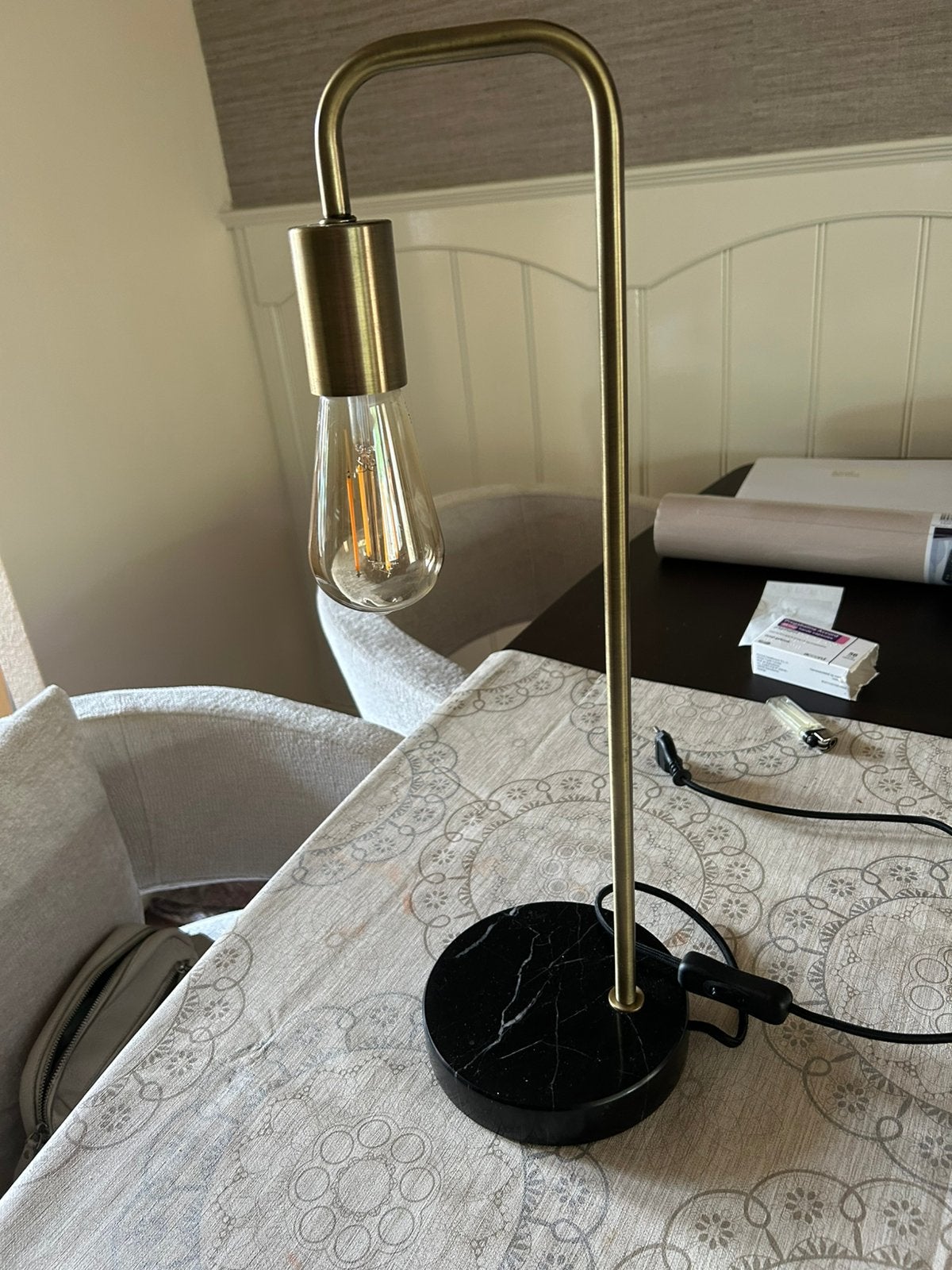 Tafel lamp, Huis en Inrichting, Lampen | Tafellampen, Ophalen of Verzenden, Zo goed als nieuw